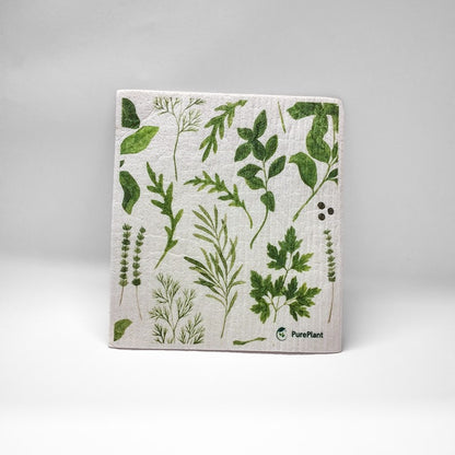 Herbal Green - Swedish Sponge Cloth