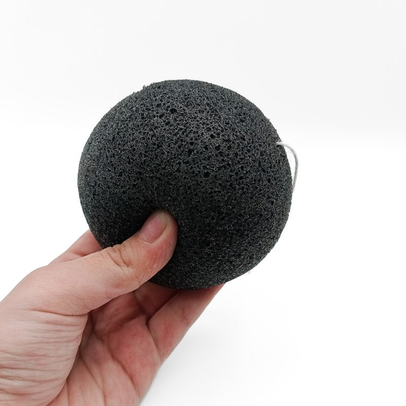 Konjac Facial Sponge - Charcoal Infused