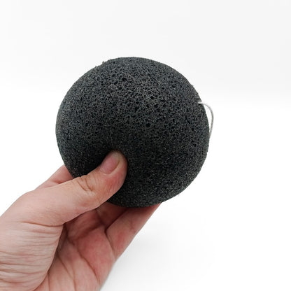 Konjac Facial Sponge - Charcoal Infused