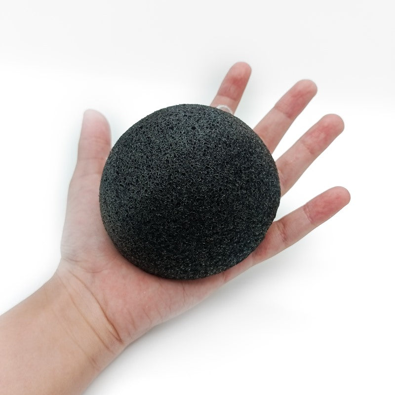 Konjac Facial Sponge - Charcoal Infused
