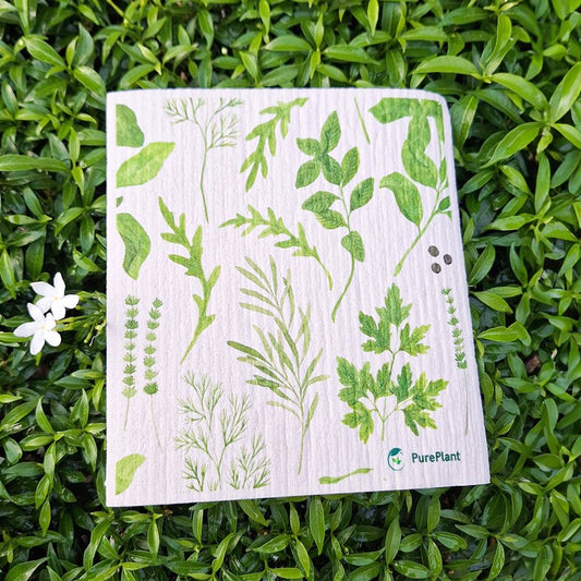 Herbal Green - Swedish Sponge Cloth
